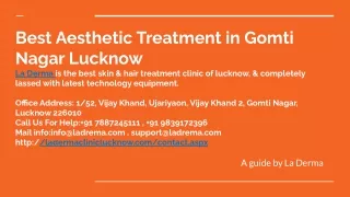 Best Aesthetic Treatment in Gomti Nagar Lucknow