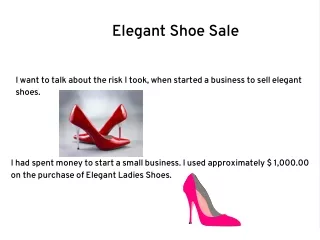 Elegant Shoes by Reyna V