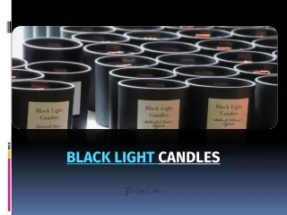 Amazing Black Light Birthday Candle
