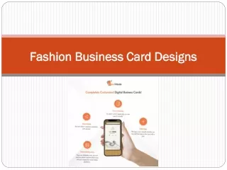 Fashion Business Card Designs