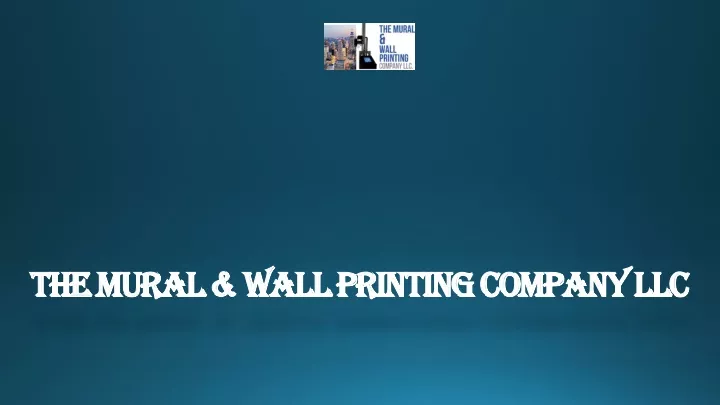 the mural wall printing company llc