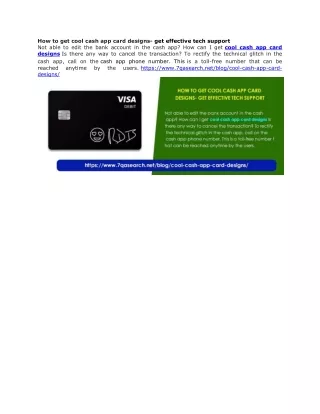 how to get cool cash app card designs