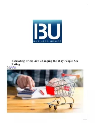 escalating prices are changing the way people