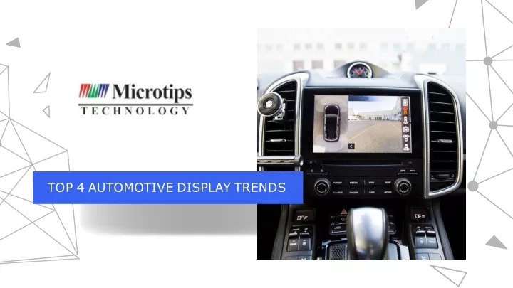 top 4 automotive display trends