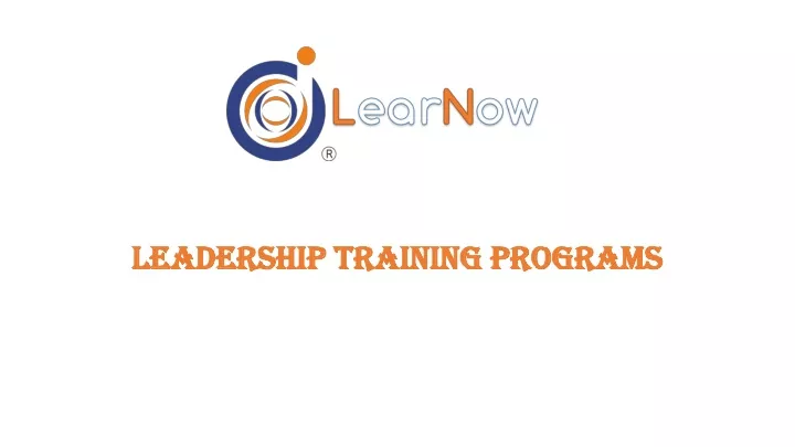 leadership training programs