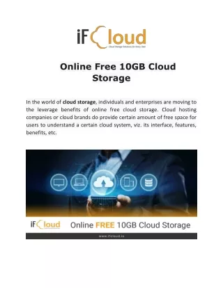 online free 10gb cloud storage