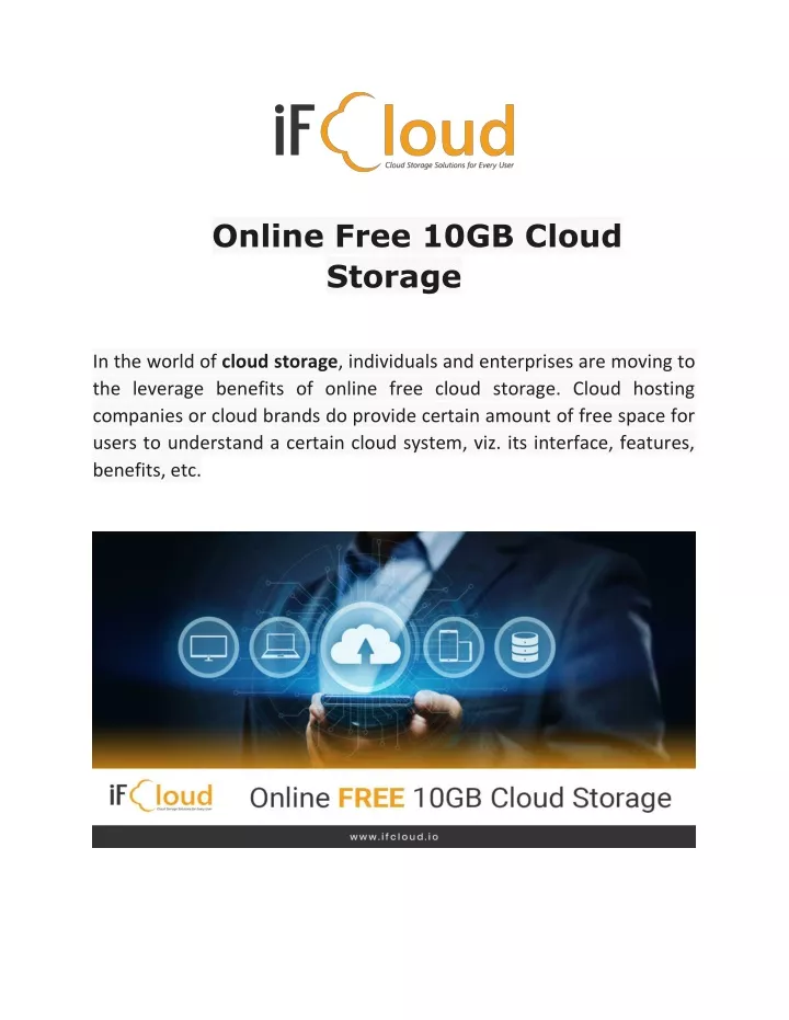 online free 10gb cloud storage