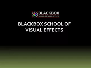 blackbox school of visual effects