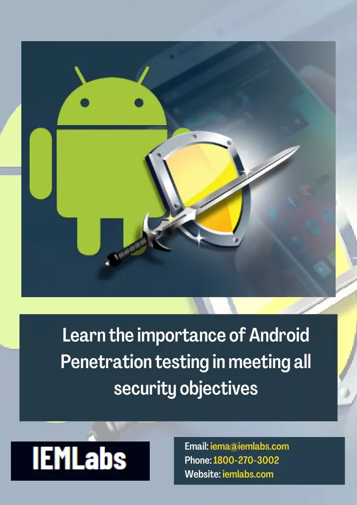 learn the importance of android penetration