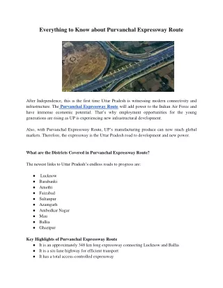 Everything to Know about Purvanchal Expressway Route (1)-converted