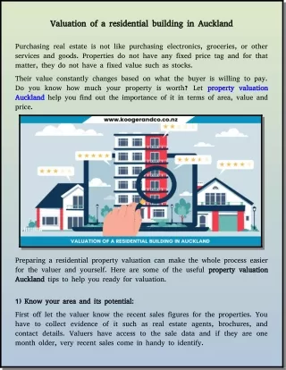 residential property valuation in auckland