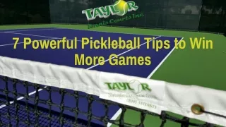 Powerful Pickleball Tips to Win More Games