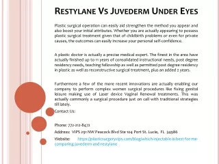 restylane vs juvederm under eyes