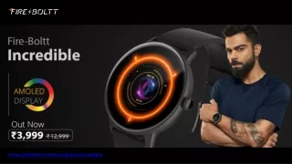 Fireboltt Incredible Smart watch Just launched