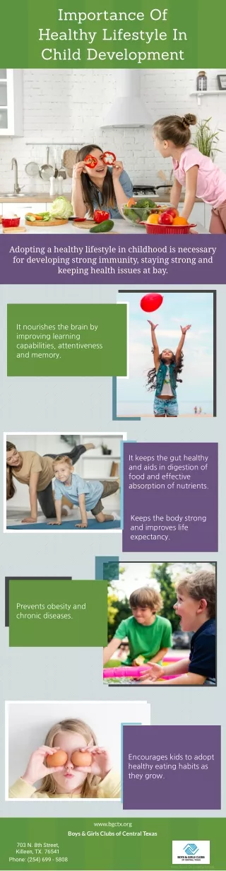 Importance Of Healthy Lifestyle In Child Development