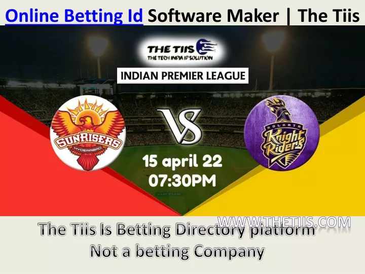 online betting id software maker the tiis