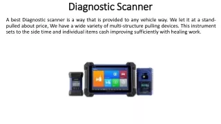 diagnostic scanner