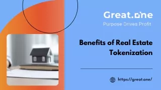 Benefits of Real Estate Tokenization