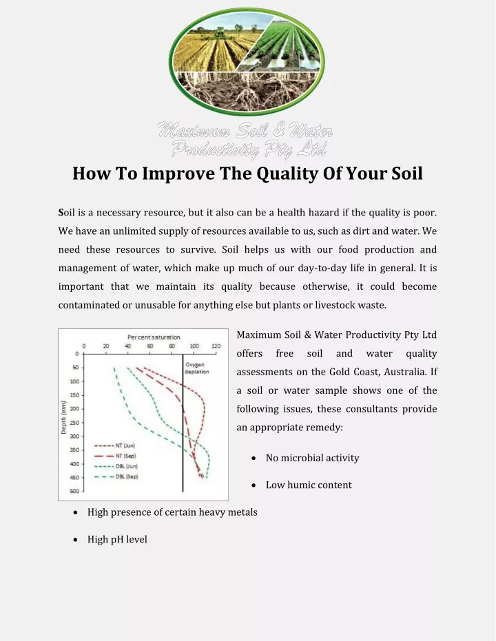 how to improve the quality of your soil