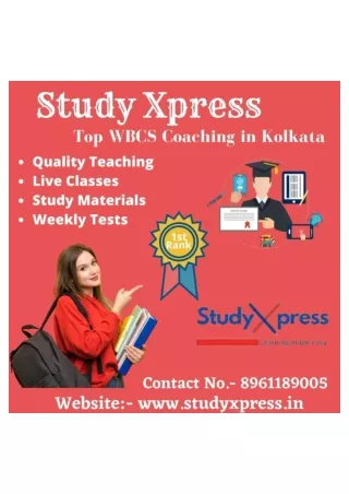 Study Xpress - Top WBCS Coaching in Bangalore.