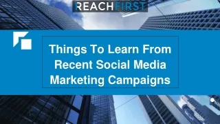 things to learn from recent social media