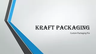 kraft packaging