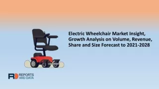 Electric Wheelchair Market on Volume, Revenue Share, and Size Forecast 2028