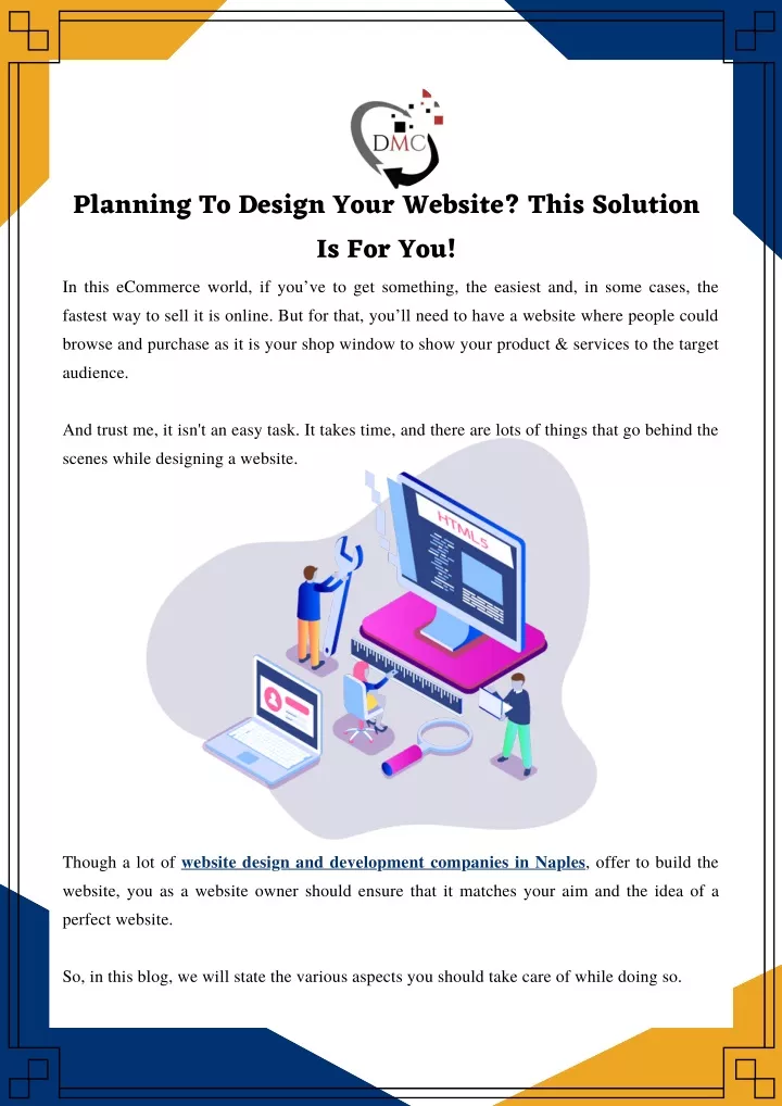 planning to design your website this solution