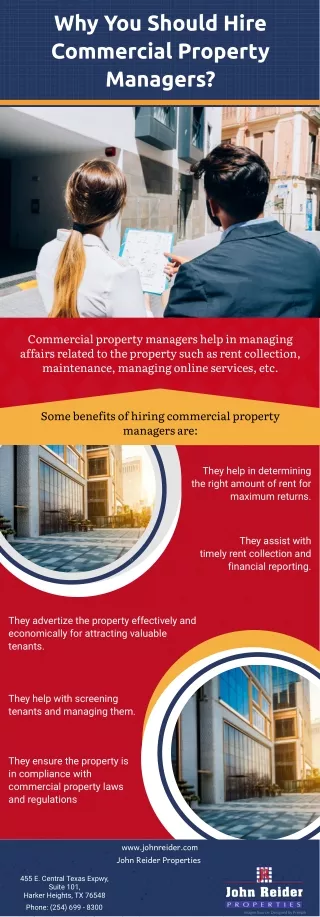 Why You Should Hire Commercial Property Managers?