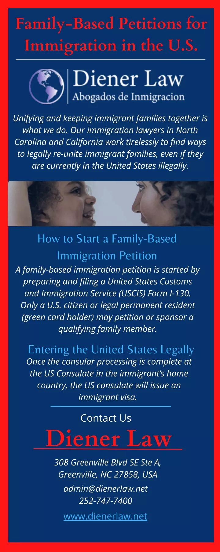 family based petitions for immigration in the u s