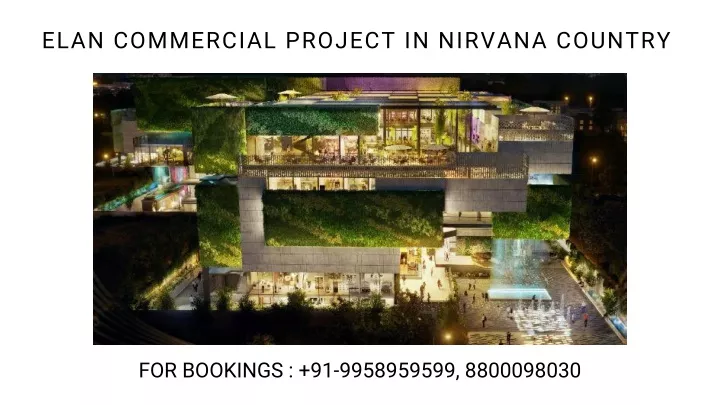 elan commercial project in nirvana country