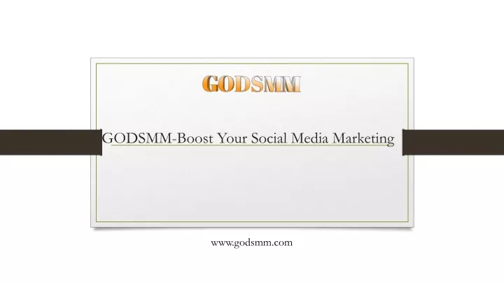 godsmm boost your social media marketing