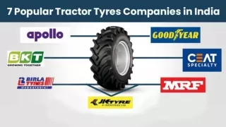 7 Popular Tractor Tyres Companies in India