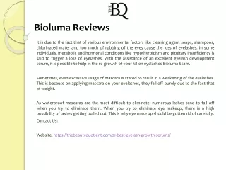 bioluma reviews