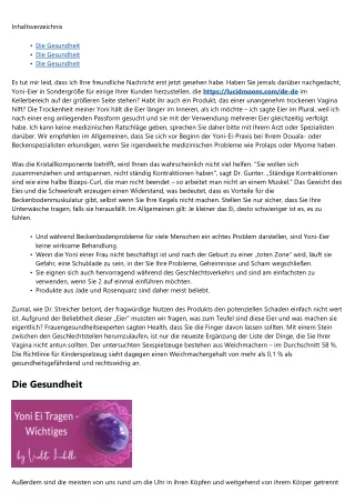 Was Sind Yoni-eier Und Warum Sollten Sie Niemals Eines Verwenden?