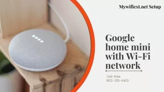 How to connect google home to wifi after moving | mywifiext.net