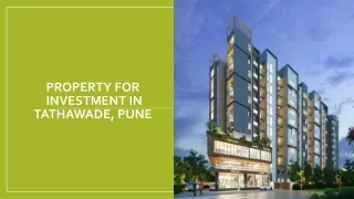 Property for investment in Tathawade pune