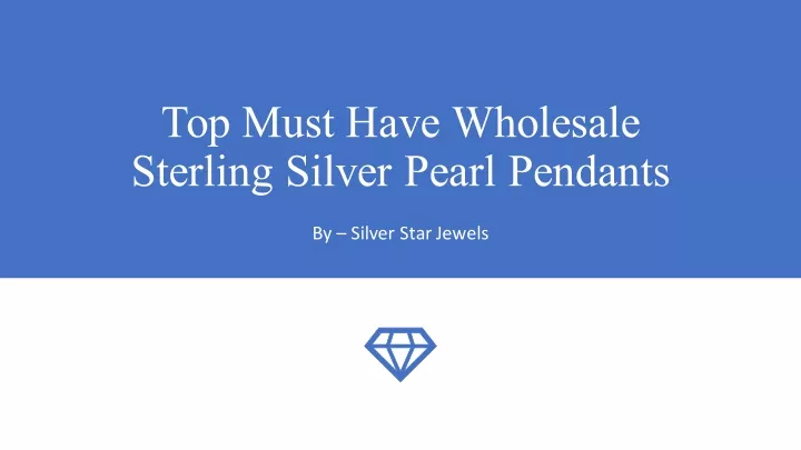 top must have wholesale sterling silver pearl