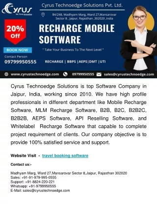 travel booking software 2022