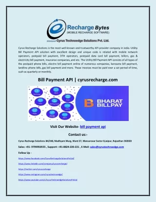 cyrus recharge solutions is the most well known