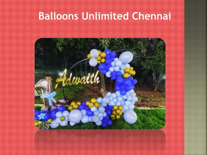 balloons unlimited chennai