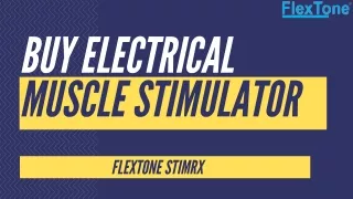 Buy Online Electrical Muscle Stimulator | StimRx