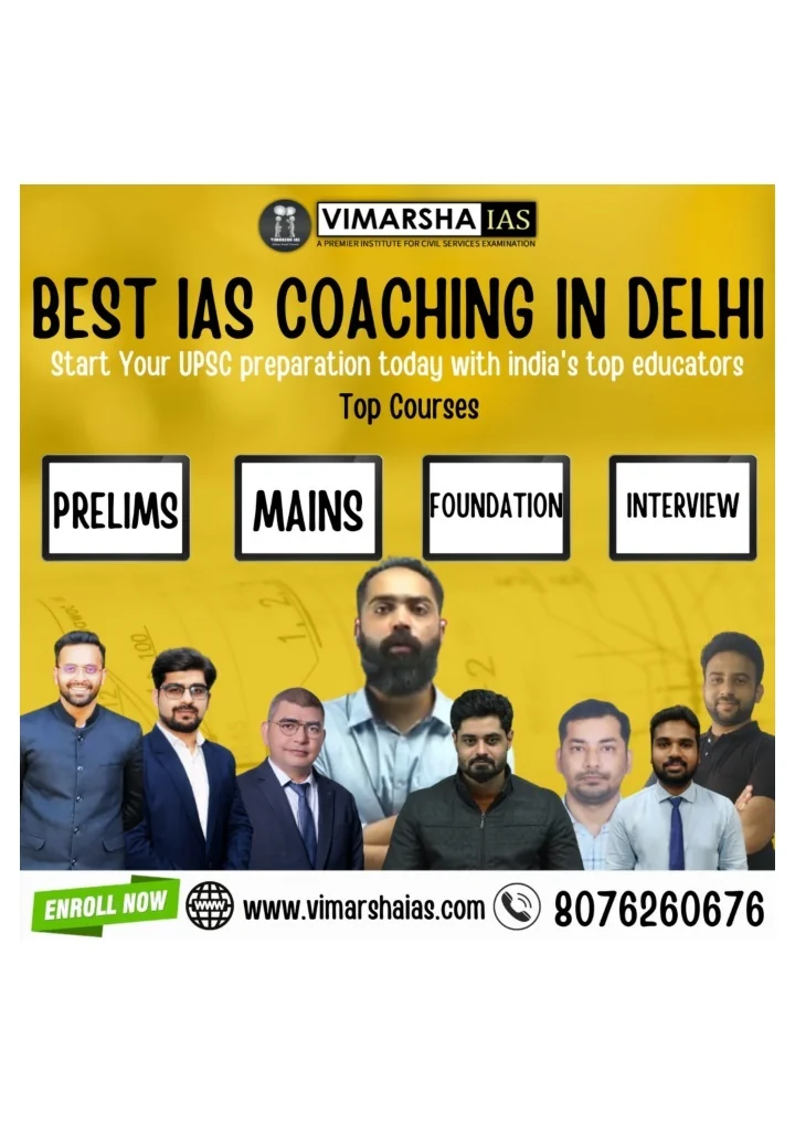 PPT - Best IAS Coaching In Delhi Vimarsha IAS PowerPoint Presentation ...