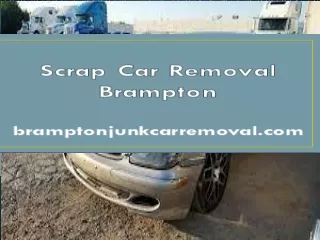 Scrap Car Removal Brampton