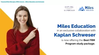financial risk manager frm course miles education