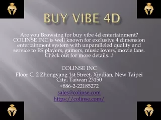 Buy Vibe 4d