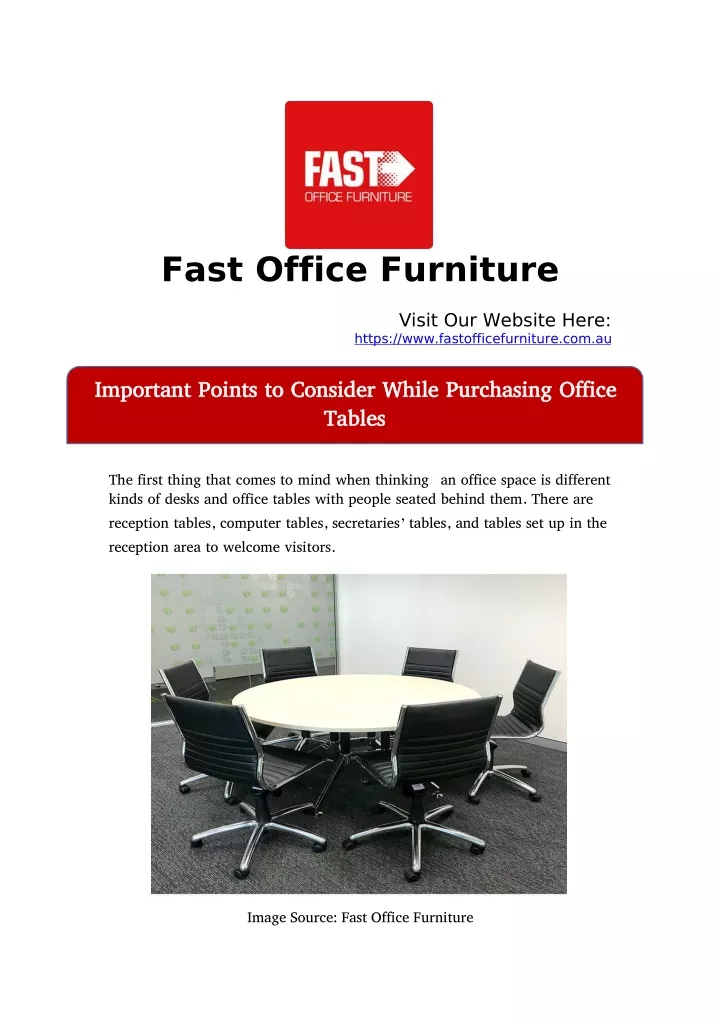 fast office furniture