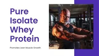 Pure Isolate Whey Protein | Balance of Essential Amino Acids