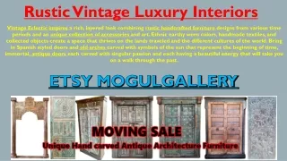 Rustic Vintage Luxury Interiors