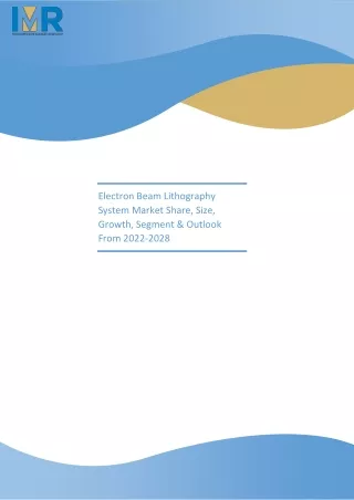 electron beam lithography system market share